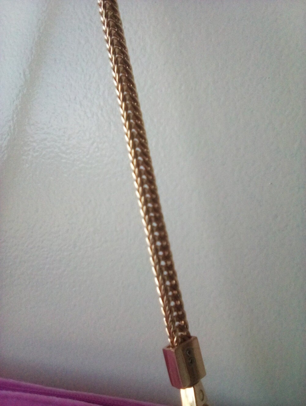 Valentino Pink Suede Monogram Shoulder Bag - Picture 11 of 11